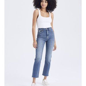 Abercrombie & Fitch Ultra High Rise Ankle Straight Jeans